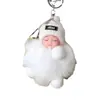 Celebridad de Internet Estilo Ins Bola de Pelo de Zorro Muñeca Durmiente Llavero Bebé de Piel Colgante Muñeca Linda Durmiendo Joyería para Bolso