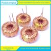 Indutância de anel magnético T6026-100UH-0,6 fio horizontal sem manga amarelo e branco enrolamento de anel plug-in bobina de indutância