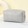 Bolsa de Cosméticos Sencilla con Patrón de Cocodrilo para Mujer, Bolsa de Almacenamiento Grande de Alta Gama, Neceser Portátil Impermeable para Viajes