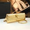 Bolso Texturizado 2026 Nueva Moda Bolso de Mano Tejido para la Noche Bolso Cruzado de Cuero Genuino Bolso de Hombro Versátil para Mujer