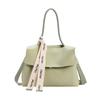 Bolso de moda de celebridad de internet de gran capacidad color liso con textura bolso de mano 2023 nuevo estilo para mujer estilo occidental bolso de hombro cruzado tote