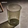 Cilindro de papel rolo pintura em rolo balde de armazenamento transparente papel para pintura chinesa caligrafia pincel caligrafia pintura cesta de armazenamento