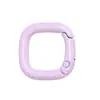 Hebilla Cuadrada Pintada de Colores Anilla de Resorte DIY Accesorios para Joyería de Aleación Llavero Anilla de Resorte Hebilla Versátil para Colgar Hebilla de Bolso