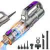 Aspiradora para coche, aspiradora portátil recargable de uso doméstico, soplador potente sin escobillas de mano, aspiradora de succión súper fuerte, transfronterizo