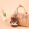 Punto Coreano Dongdaemun Otoño e Invierno Oso de Peluche Colgante de Bolso Lazo Muñeca de Dibujos Animados Muñeca Decorativa Venta al por Mayor