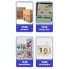 Equipamento de Impressora de Alta Velocidade de Mesa para Sacola de Papel e Sacola Tote, Máquina de Impressão Totalmente Automática para Sacola de Embalagem Digital de Papel Kraft Personalizada