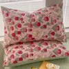 Un Par de Fundas de Almohada de Algodón con Dibujos 48X74 Fundas de Almohada Domésticas para Niños Funda Protectora de Almohada Individual para Dormitorio