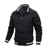 Chaqueta Casual para Hombre Venta Directa de Fábrica Amazon Primavera y Otoño Deportiva Color Sólido Chaqueta Ropa de Hombre