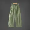 Pantalones Harem Holgados de Talla Grande Estilo Chino Delgado Estilo Japonés Unisex Pantalones Paraguas Pantalones Curvos Seda Helada de Moda Pantalones de Pierna Ancha