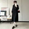 Vestido de Maternidad de Moda 2026 con Pedrería, Vestido Suéter de Estilo Casual, Vestido de Punto para Madres Embarazadas