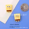 Caixa de armazenamento de resina DIY Copo d'água Adesivo para geladeira Patch decorativo Coelho roxo Urso Capa de celular Material de decoração de beleza