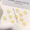 Zhen Tu Cuentas de Vidrio de Estrella de Cinco Puntas de 8 mm Cuentas de Vidrio Degradadas Cuentas Sueltas Aretes DIY Accesorios para el Cabello Colgante para Mujer Materiales