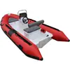 Ventas de fábrica en Qingdao Bote inflable de FRP Bote de pesca Bote de pesca Bote de asalto engrosado Canoa