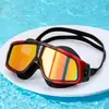 Gafas de Natación para Adultos de Marco Grande, Alta Definición, Antivaho, Impermeables, Campo de Visión Amplio, Anti-UV, Galvanizadas, Gafas de Natación Coloridas, Venta al por Mayor Transfronteriza