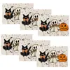 Nuevo camino de mesa Halloween Amazon TEMU, camino de mesa estilo americano, mantel largo de lino, específicamente para mesas de té