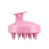 Cepillo de Champú Popular de Silicona Peine Masajeador Portátil de Viaje Peine de Champú para Baño Peine Limpiador del Cuero Cabelludo Peine para Aceite Esencial