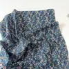 Pañuelo de Seda Floral Artístico y Fresco, Pañuelo Cuadrado Pequeño para el Cuello, Estilo Coreano, 58cm, Pañuelo de Seda 100% Algodón, Tacto de Alta Gama, Cinta para el Cabello, Pañuelo Decorativo para el Cuello