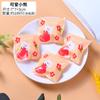 Flocos de neve saco de embalagem crocante biscoitos transparentes biscoitos pequenos doces nougat leite jujuba máquina de cozimento saco autoadesivo vento bonito