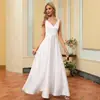 Vestido Formal Feminino Transfronteiriço 2026 Novo Estilo Europeu e Americano Decote V Longo Vestido de Noite Vestido do Site Independente da Amazon