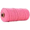 Cuerda Cuerda de Algodón Lino 3 mm de Grosor Cuerda de Algodón Rollo Completo Cuerda para Atar Embalaje Cuerda de Algodón diy Tejido Hecho a Mano Hilo de Algodón de Colores Otro
