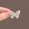 2026 Nuevo Diseño de Nicho Pinza de Pato Dulce, Elegante Pasador de Mariposa, Estilo Perla, Alto Brillo, Accesorio para el Cabello Elegante y Sencillo