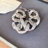 Set de Pulsera, Aretes y Collar de Cadena Brillante Transfronterizo Europeo y Americano, Cadena para Clavícula Hip-Hop Vintage, Joyería de Lujo Ligero de Alta Gama