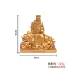 Dios de la Riqueza Zhao Gongming Adorno Giratorio para Atraer la Fortuna para Entrada del Hogar, Oficina, Decoración de Sala de Estar, Regalo para Promover la Riqueza
