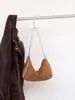 Bolso Transfronterizo Retro de Piel de Vaca Mate Gran Capacidad Estilo Nuevo Otoño Invierno Bolso de Hombro Único Cruzado para Mujer Bolso Dumpling para Viajes