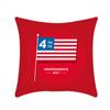 Nueva Almohada Transfronteriza del Día de la Independencia de EE. UU. Estatua de la Libertad Cabeza Blanca Águila Marina Estampada Felpa Almohada para Sofá Venta al por Mayor