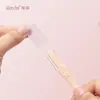 Recortador de cejas individual Chuanqier con peine para cejas, acero inoxidable creativo, seguridad para afeitar cejas, rastrillo para cejas para principiantes