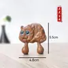Raspador de Nariz Animal de Sândalo Verde Pente de Dois Dedos Massagem Olhos Nariz Raspagem Massagem Meridianos Raspador de Nariz de Madeira Compacto