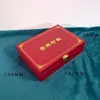 Caja de Almacenamiento Rectangular Roja Colección Clásica para Lingotes de Oro y Monedas, Caja de Regalo Universal para Lingotes de Plata, Medallas de Oro y Ladrillos de Oro