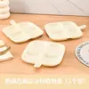 Bandeja de Armazenamento com Compartimentos Bandeja para Prato de Jantar Bandeja de Armazenamento para Gengibre e Alho Bandeja de Temperos Doméstica para Cozinha Bandeja Multifuncional para Preparo de Alimentos