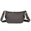 Bolso bandolera estilo motocicleta, bolso de lona vintage moderno, bolso de hombro para mujer, bolso impermeable de gran capacidad para exteriores para salir