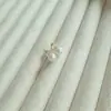 Nuevos Pendientes de Botón Rosa Perla Flor de Cerezo 2025 para Mujer, Clips para Orejas de Diseño Exclusivo, Pendientes de Alta Gama, Nuevos Accesorios para Orejas