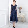 Vestido Corto para Mujer 2026 Nuevo Estilo Veraniego, Adecuado para Grupo de Hermanas, Uso Diario, Corte Ajustado, Elegante Vestido Largo de Encaje para Noche