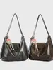 Bolsa Tote Transversal Feminina Grande Capacidade 2026 Inverno Nova Alta Aparência Retrô Ombro Único Para Escola Trabalho Mochila