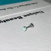 Uñas para Hélice de Oreja de Perlas de Burbuja de 4 mm Uñas de Hélice de Oreja de Ópalo Colorido Acero de Titanio Uñas para Hélice de Oreja de Mujer Venta al por Mayor Amazon Pendientes Transfronterizos