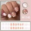 Nova armadura de uso curto Nail Art Patch Nicho High-end banhado a ouro lindas pétalas meninas Ins estilo unhas postiças