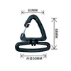 Ganchos giratórios de plástico para atacado para alças, bolsas e acessórios para animais de estimação, disponíveis em vários tamanhos de 15-50 mm, em estoque, ganchos para bolsa de cintura espessados