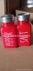 Amazon traje negro y blanco rosa azul cuadrado botellas de condimentos barbacoa pimienta cocina botella para espolvorear sal glutamato monosódico botella de vidrio