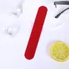 Bolsa para canetas de flanela espessa dupla face com estampa de caneta convencional pode ser usada bolsa de caneta de cor para presente bolsa de flanela para caneta de cristal