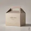 Cajas de regalo premium personalizadas de alta venta para e-commerce, venta al por mayor desde la fábrica de origen, cajas de regalo coloridas de mano, cajas de mano con forma de techo