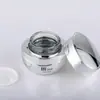 Nueva Botella de Vidrio Plateada Electrochapada, Botella de Aceite Esencial Tipo Prensa, Botella de Loción, Botella de Crema de 120ml 50g, Material de Empaque Cosmético