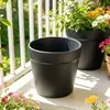 Macetas Redondas Grandes de Plástico para Suculentas, Macetas Redondas de Colores para Vivero de Plantas, Venta Directa del Fabricante, Macetas de Escritorio Engrosadas al por Mayor