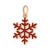 Cadena de Colgantes Navideños Transfronterizos Adornos DIY Pulsera Collar Cuerda Trenzada Colgante Regalo Navideño Copo de Nieve Accesorios de Árbol de Navidad