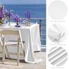 Amazon Hot Sale Sade Cloth Toalha de Mesa de Cetim Coberta Retangular Toalha de Mesa de Seda Brilhante Banquete de Casamento Decorações de Mesa de Jantar