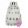 Mochila Escolar de Pana para Estudiante Universitaria Mochila Ligera Simple de Nicho para Niña de Secundaria Estudiante de Preparatoria Mochila Pequeña Fresca
