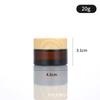 Tampa com veios de madeira marrom escuro creme garrafa 20g garrafa de creme selada garrafa de creme para os olhos 30g cosméticos sub-embalado garrafa vazia