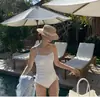 Novo Maiô Feminino Peça Única 2026, Cor Sólida, Modelador, com Tiras, Cordão, Roupa de Banho Conservadora para Praia, Férias e Fontes Termais